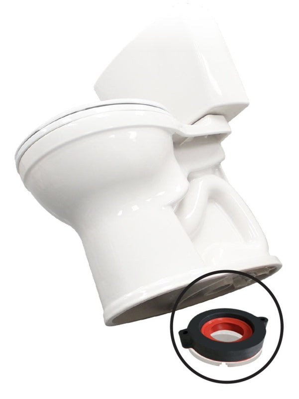 Korky 6000BP Toilet Seal Kit, Foam/Rubber, Red, For: 3 in, 4 in Drain Pipes