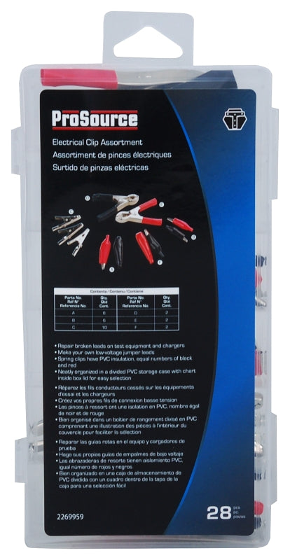 CLIP ELECTRICAL ASSORTMNT 28PC