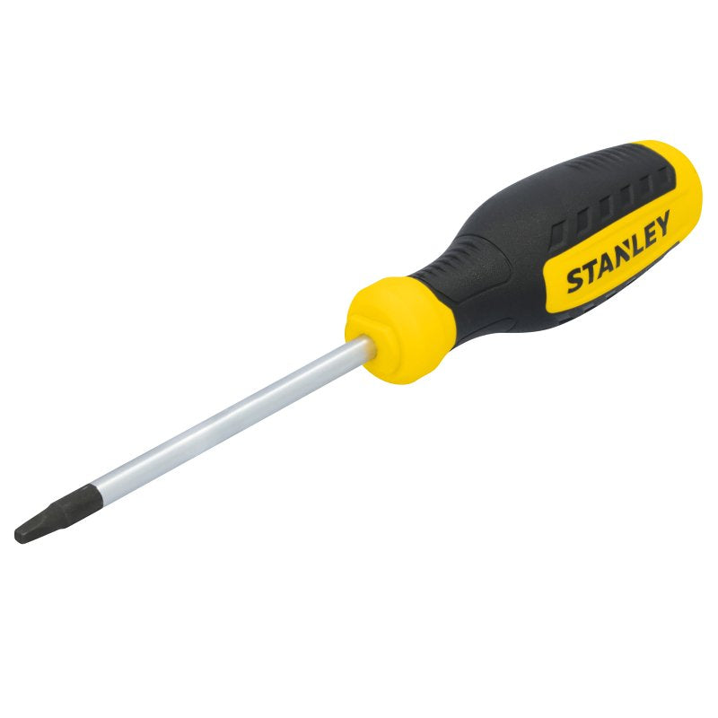 STANLEY STHT60812 Screwdriver, #2 Drive, Square Drive, 10-1/2 in OAL, 4 in L Shank, Comfort-Grip Handle