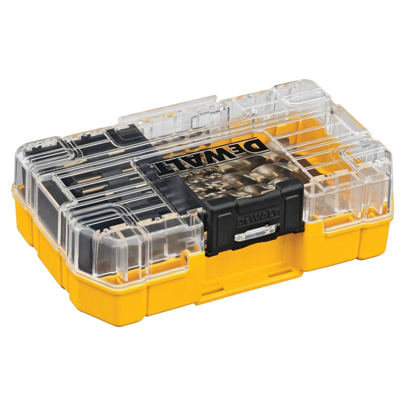 DeWalt Pilot Point High Speed Steel Drill Bit Set Straight Shank 18 pc