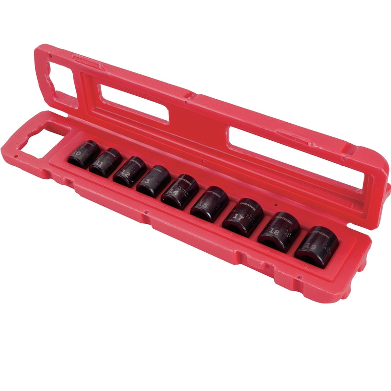 Craftsman 3/8 in. drive Metric 6 Point Impact Socket Set 9 pc