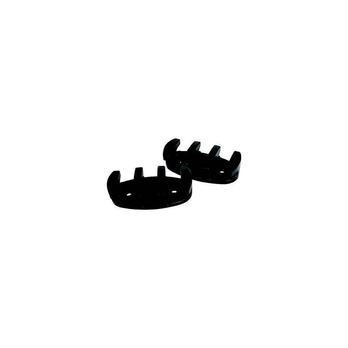 Attwood 3-1/2″ Zig-Zag Cleat, Black Nylon (2 Per Pack)