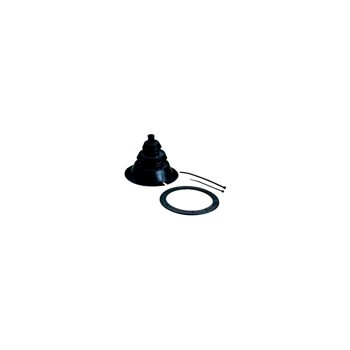 Attwood 128205 Motorwell Boot 4″ Black