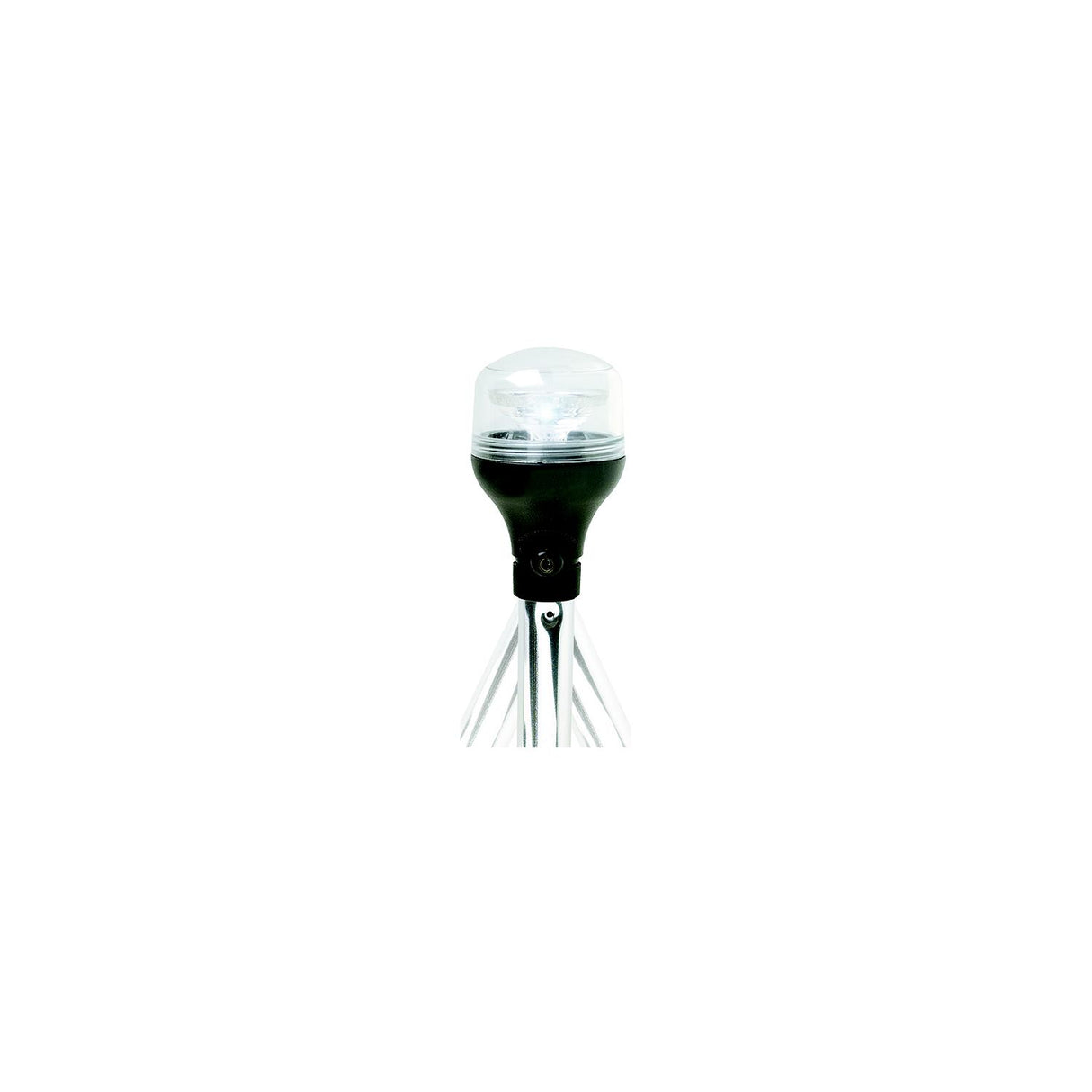 Attwood 5550PA207 2NM LED All-Round Fold-Down Light with Lightarmor Base & Aluminum Pole, 20″