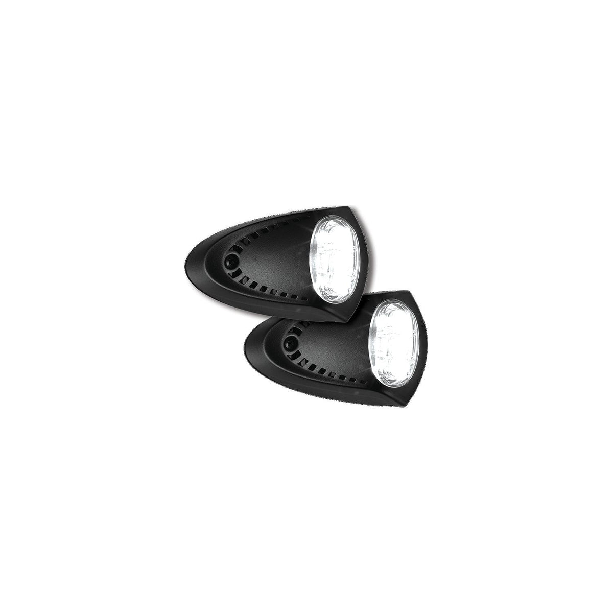 Attwood 6523BK7 Black LED Docking Lights, 2.8″ x 4.5″