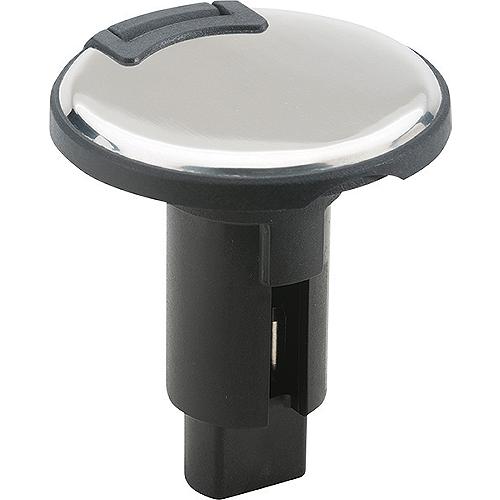 Attwood LightArmor Plug-In Base - Round Series, 3-Pin, 316 S.S.