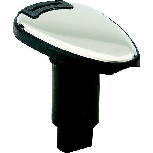 Attwood LightArmor Plug-In Base - Teardrop Series, 3-Pin, 316 S.S.