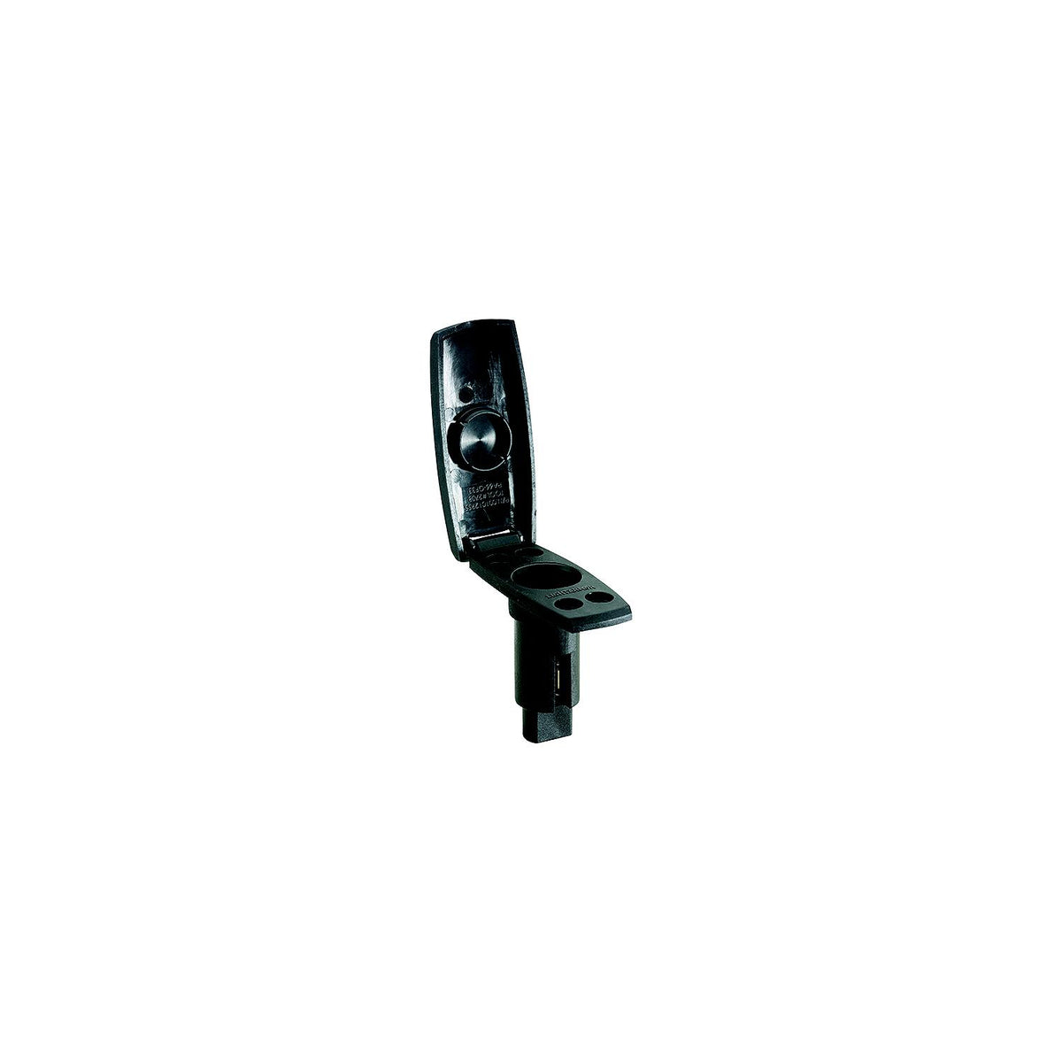 Attwood LightArmor Plug-In Base - Rectangle Series, 3-Pin, Black