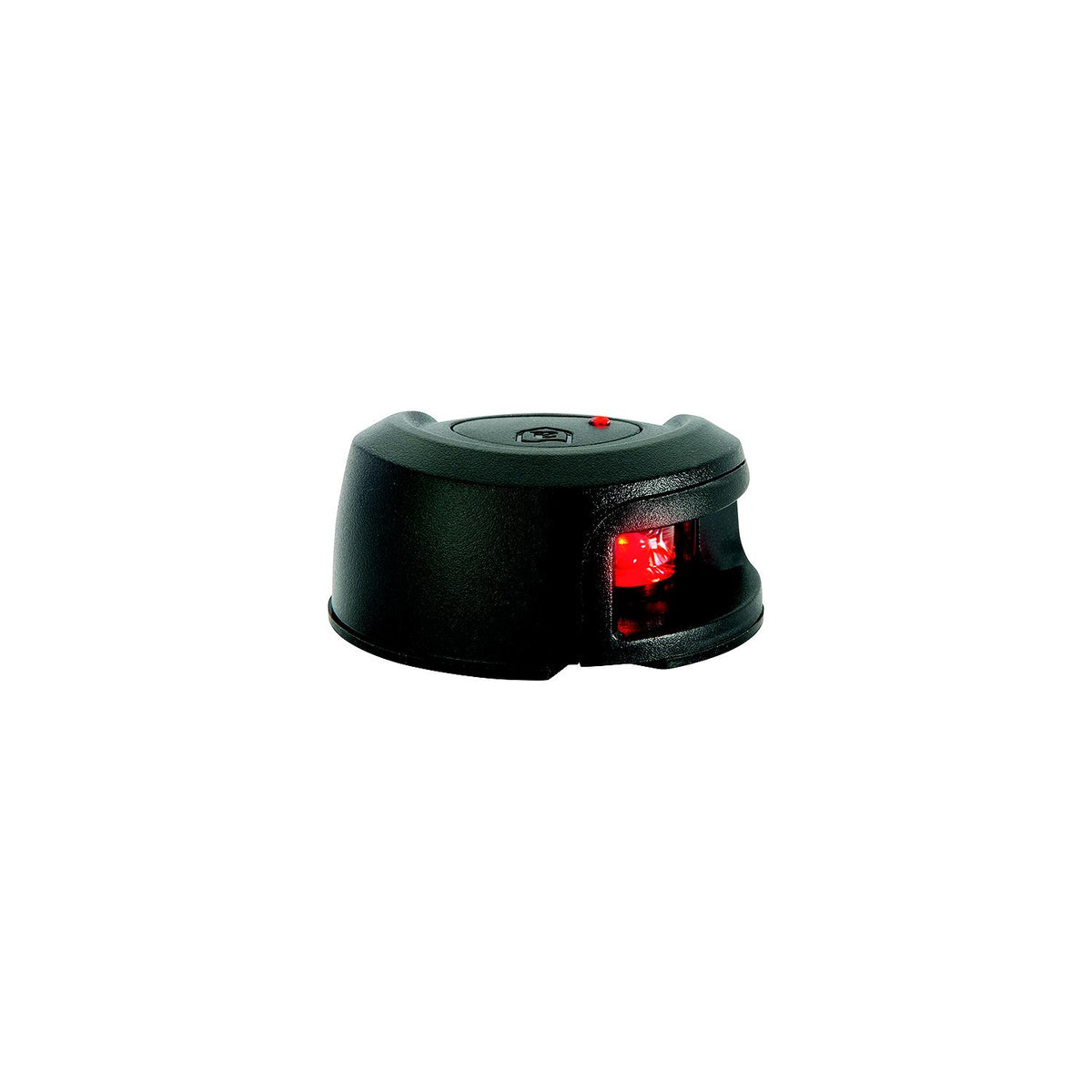 Attwood LightArmor LED Deck Mount Side Light, Black, Port Side