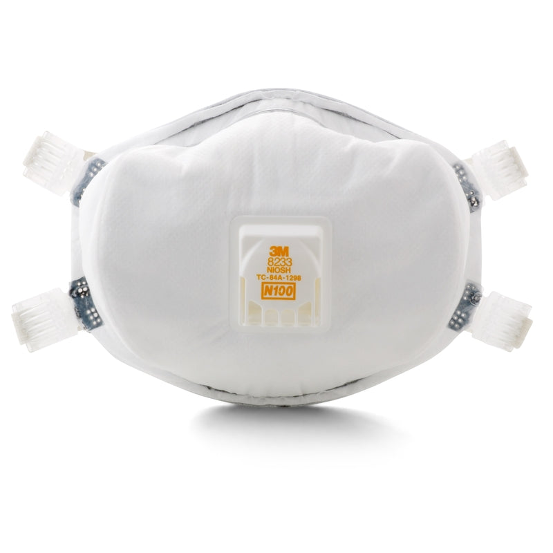 3M N100 Disposable Particulate Respirator White 1 pc