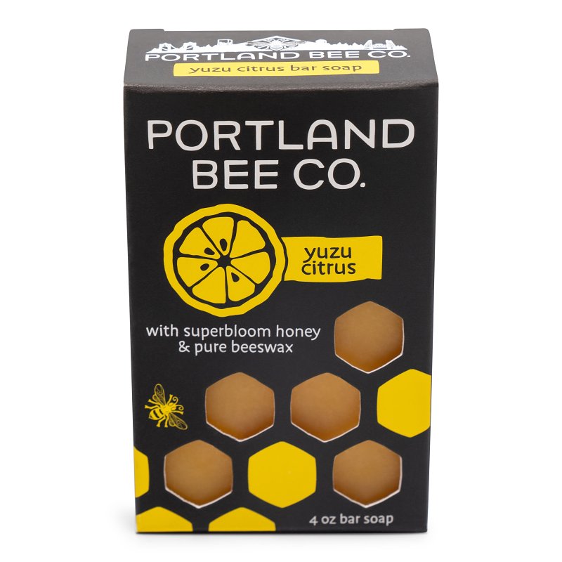 Portland Bee Balm 137 Soap, Bar, Yuzu Citrus, 4 oz, Pack of 12