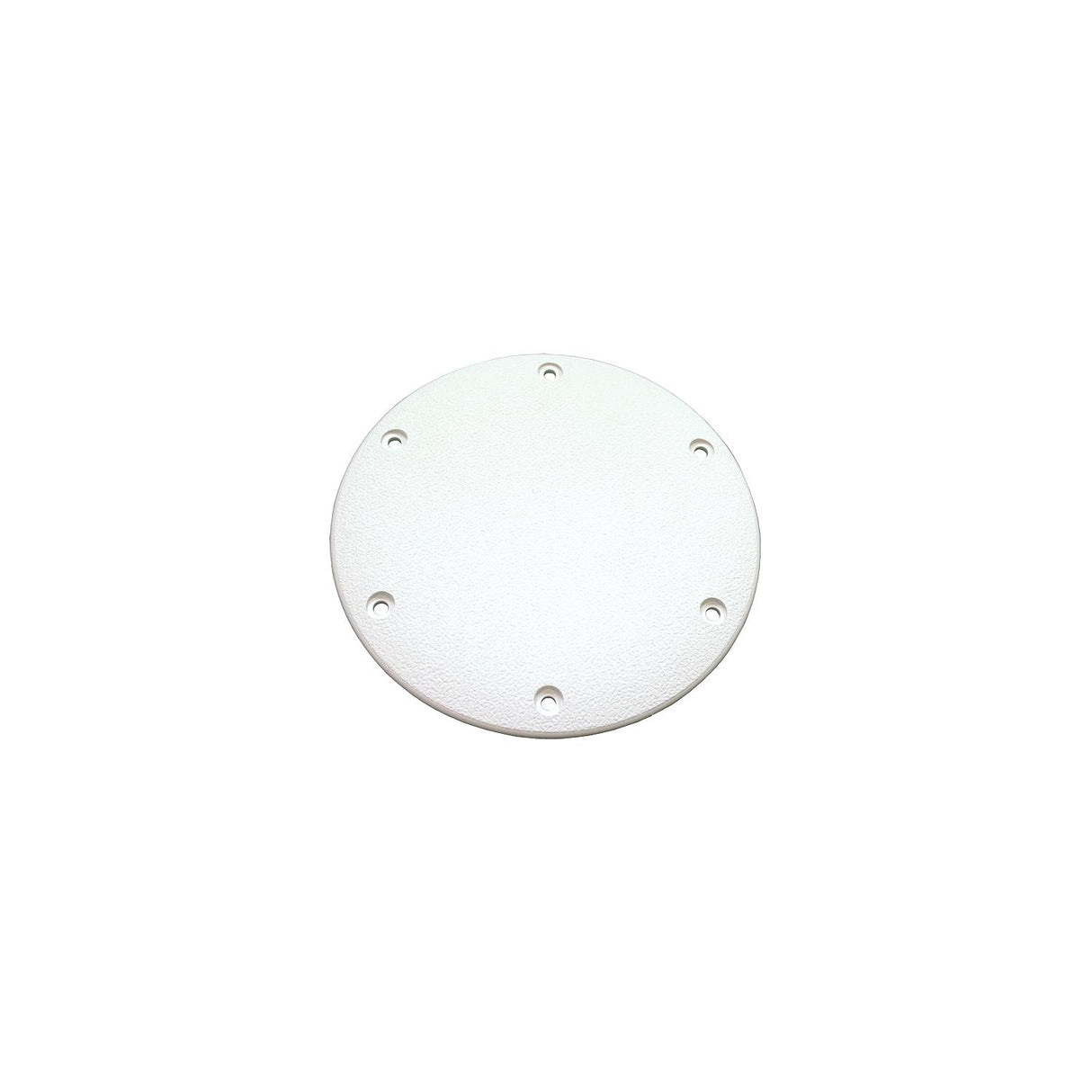 T-H Marine Designer Series Screw Down Deck Plate 6" OD, Polar White