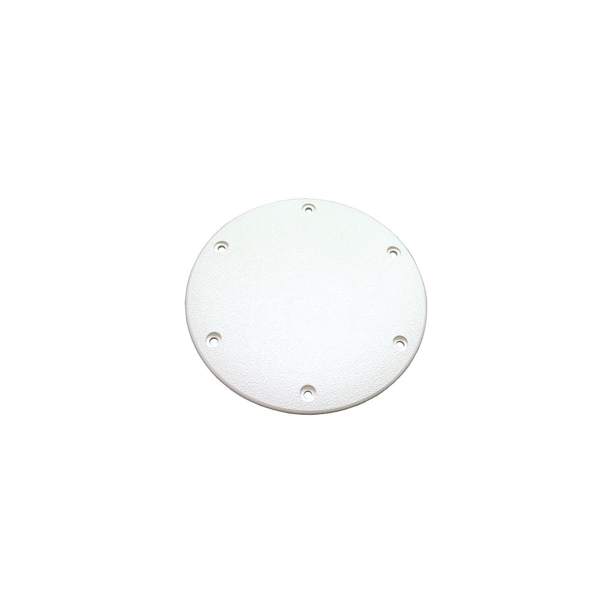 T-H Marine Designer Series Screw Down Deck Plate 6″ OD, Polar White