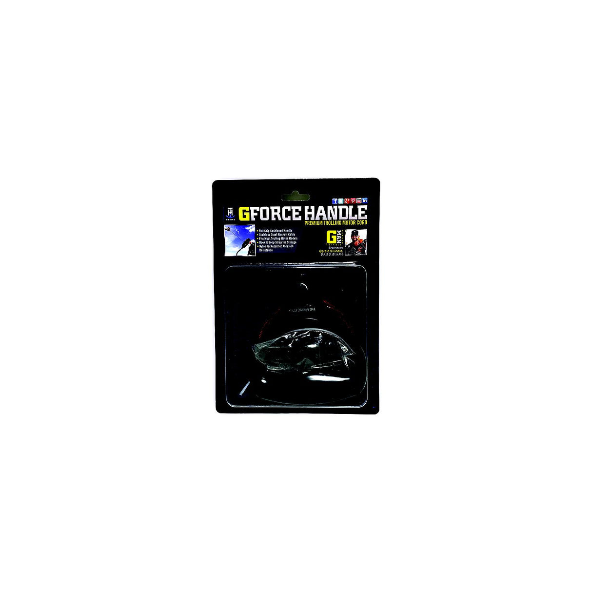 G-force Trolling Motor Release & Lift Handle, Black