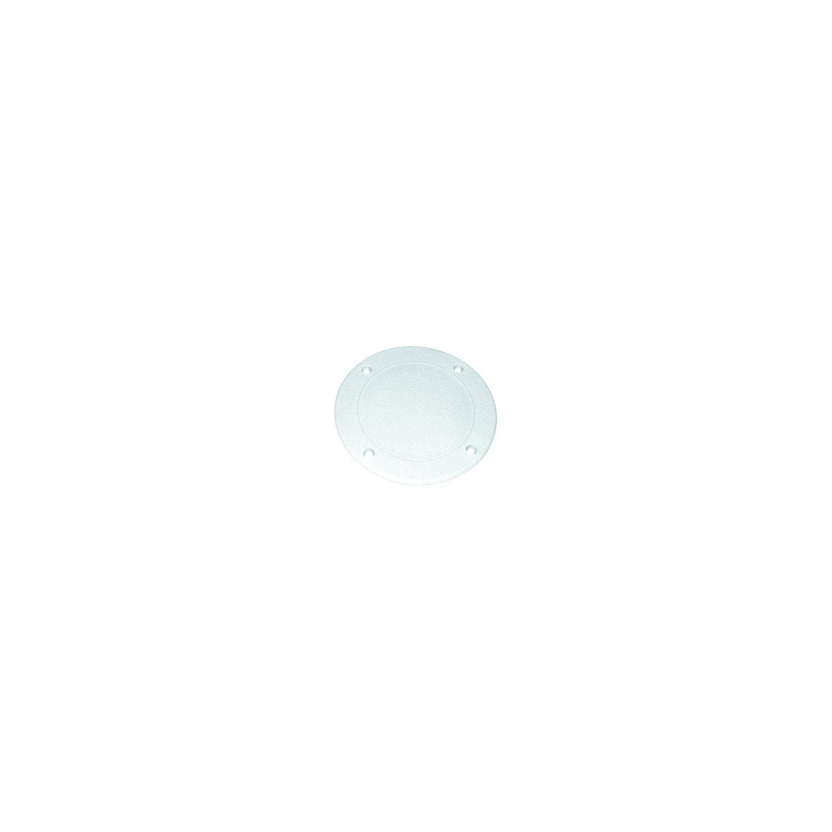 T-H Marine Screw Down Deck Plate 10″ OD, Fish White