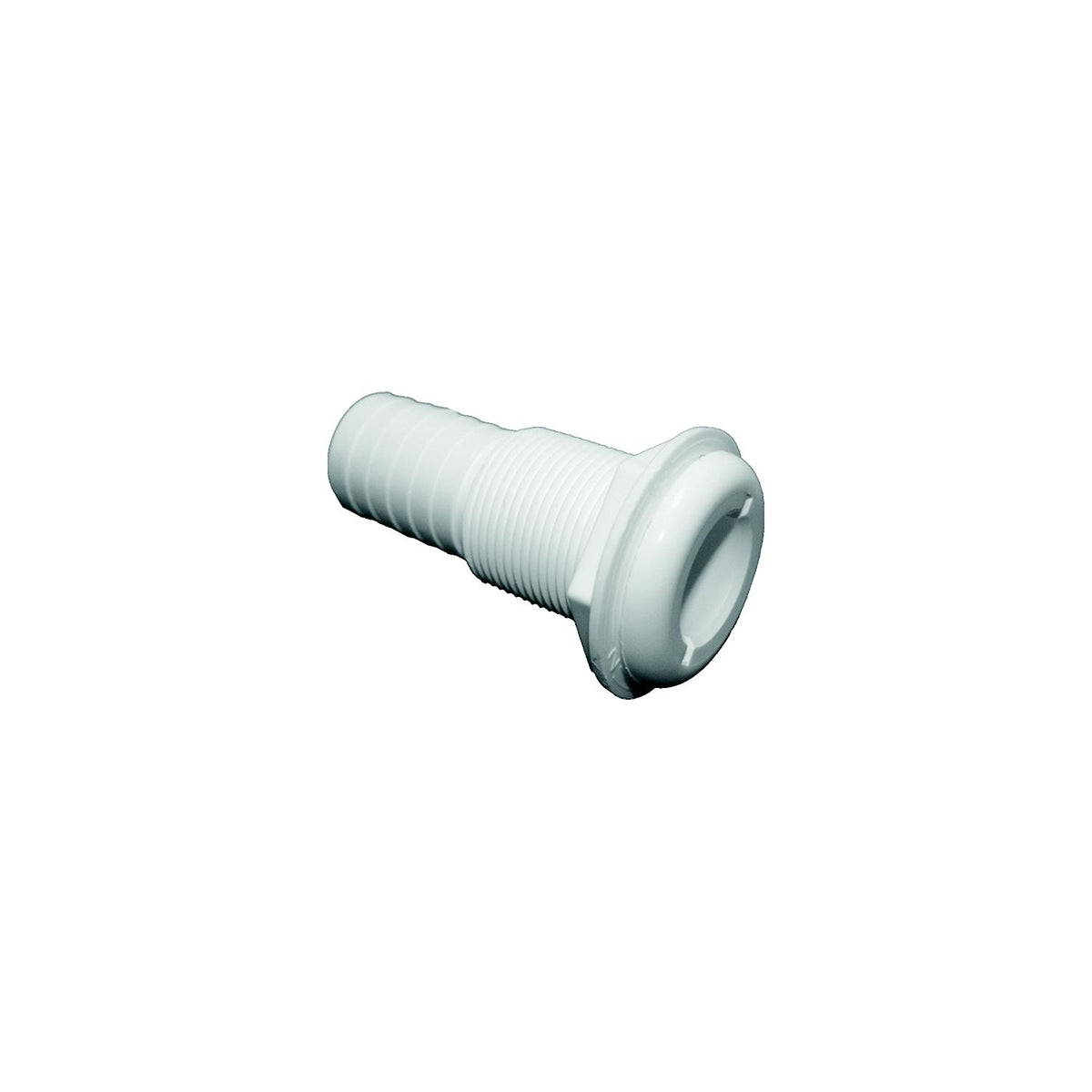 T-H Marine Straight Thru-Hull Fitting For Hose, White