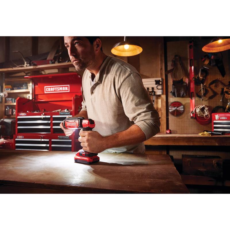Craftsman V20 700 lm Red LED Work Light
