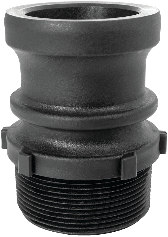 Green Leaf F Series 150F/GLP150F Cam Lever Coupling, 1-1/2 in, Male x MNPT, Glass Filled Polypropylene