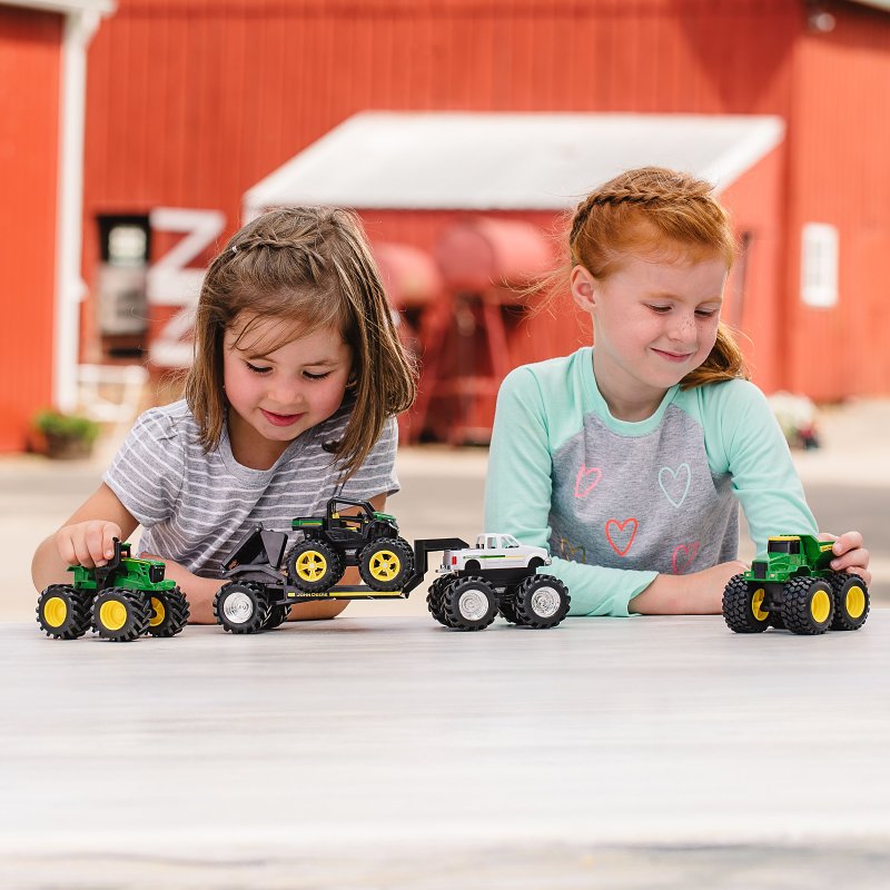 John Deere Toys 45621 Vehicle Set, 5 in L Dimensons, 3 years and Up
