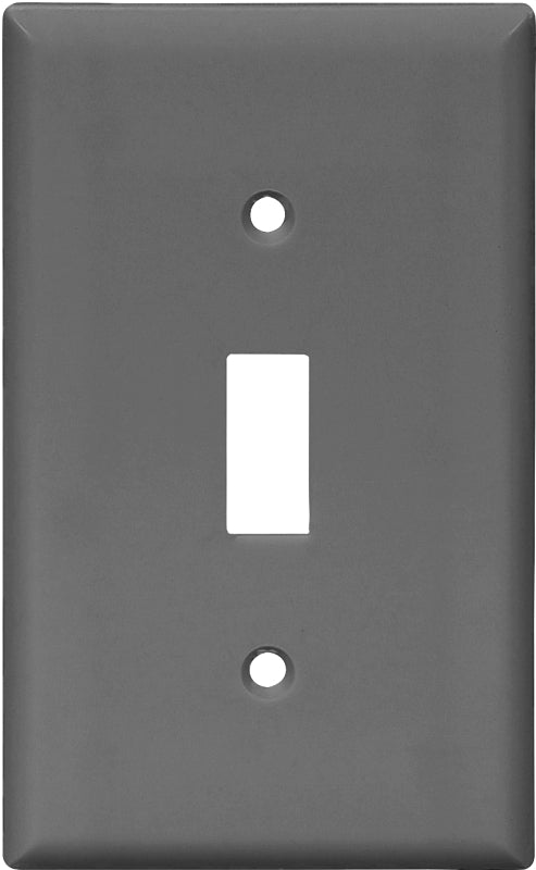 Eaton Wiring Devices 5134BK-SP Wallplate, 4-1/2 in L, 2-3/4 in W, 1-Gang, Nylon, Black, High-Gloss