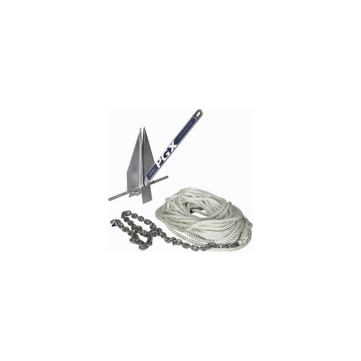 Lewmar 69600926 PGX Anchor Package w/Rope & Chain, 5 lb.