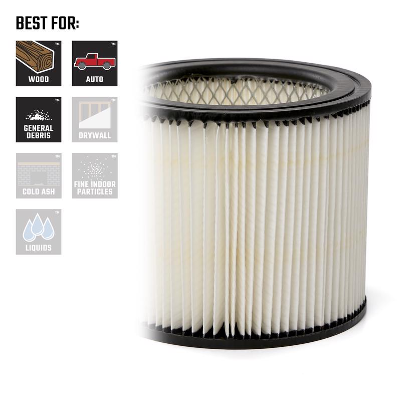Craftsman 5-3/4 in. D Wall Vac Filter 1 pc
