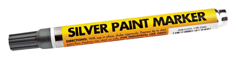 Forney Silver Valve Tip Paint Marker 1 pk