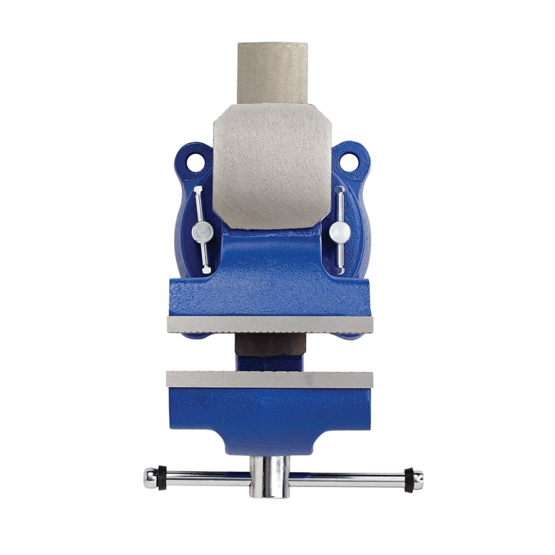 Irwin 5 in. Steel Workshop Bench Vise Swivel Base