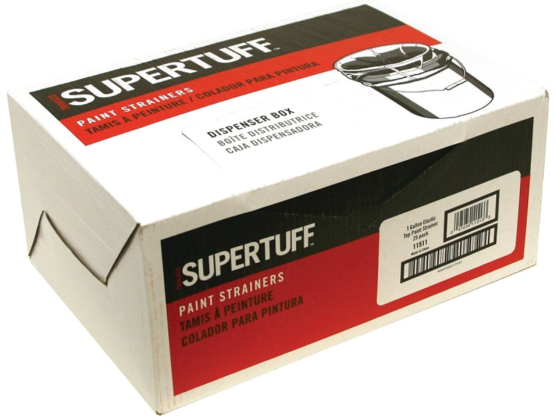 Trimaco SUPERTUFF 11511/25 Bag Strainer, 600 um, Regular Mesh, Polyester