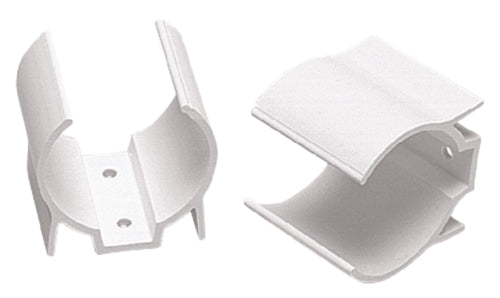 Beckson Clipmate Holding Clips, White (2 Per Pack), Pack of 10