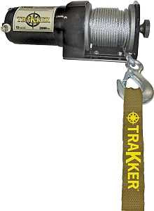 Keeper KT2000 Series Winch, 2000 lb, Electric, 12 VDC