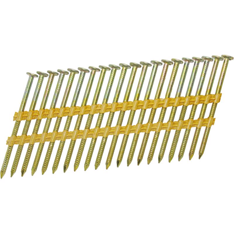 Grip-Rite 2-3/8 in. L X 12 Ga. Angled Strip Electro Galvanized Framing Nails 21 deg 5000 pk