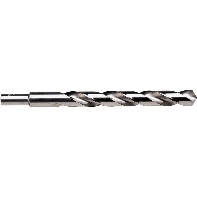 Irwin 73831 Jobber Drill Bit, 31/64 in Dia, 5-7/8 in OAL, Spiral Flute, 2-Flute, 31/64 in Dia Shank, Reduced Shank