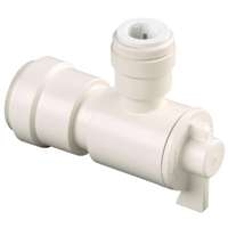 Watts 3556-1006/P-676 Angle Valve, 1/2 x 1/4 in Connection, CTS, 250 psi Pressure, Thermoplastic Body