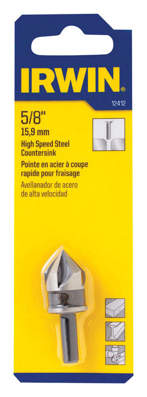 Irwin 5/8 in. D X 1-23/32 in. L High Speed Steel Countersink 1 pc