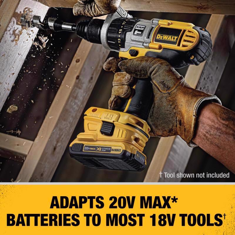 DeWalt 20V MAX DCA2203C Lithium-Ion Battery Adapter Kit 4 pc