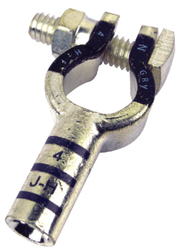 FulTyme RV Battery Terminal- Post Top Style, 4 Gauge, Negative