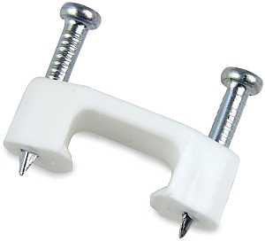 Gardner Bender PSM-1550T Staple, 1/2 in W Crown, Plastic/Polyethylene