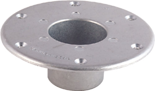 Round Flush Mount Base Only, Chrome
