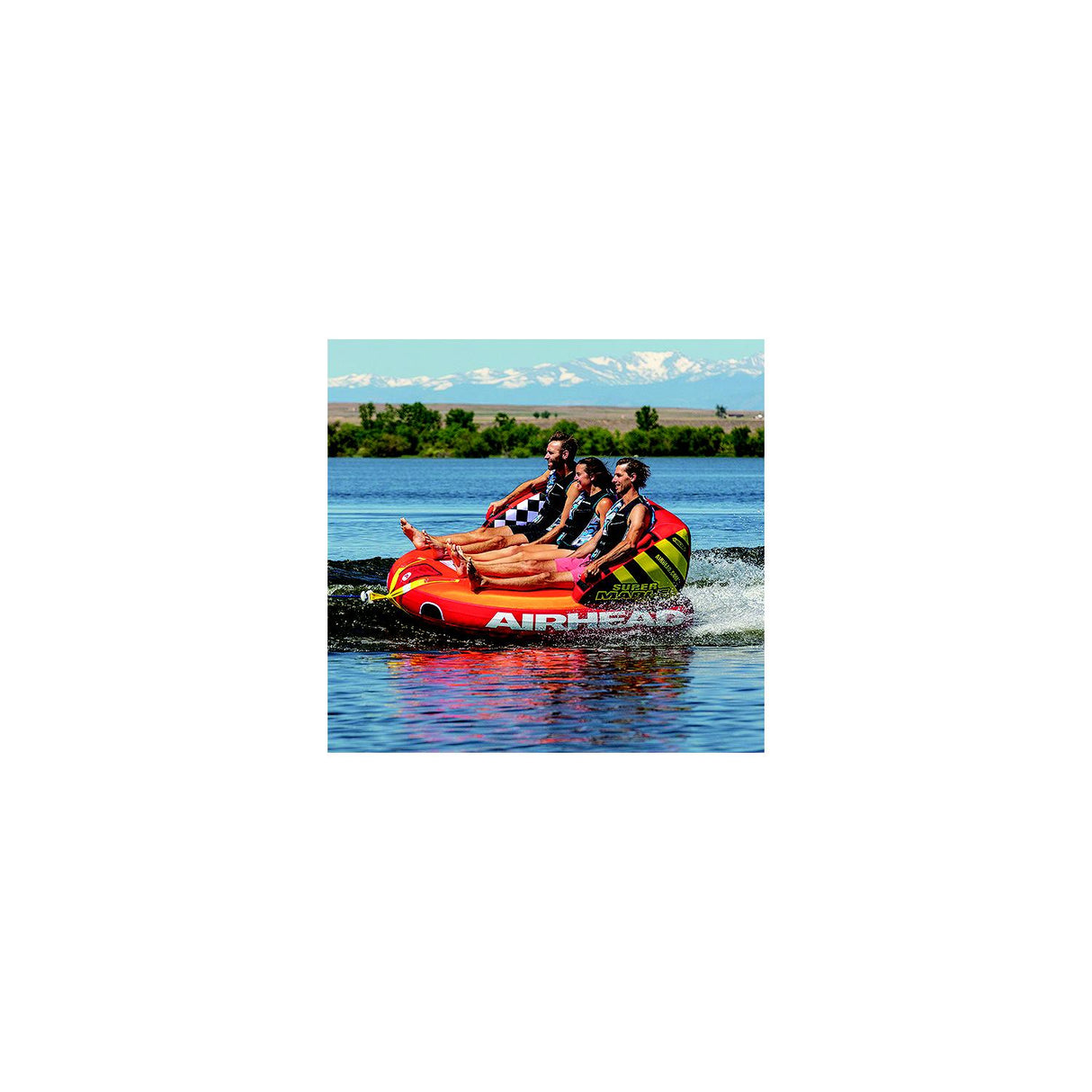 Airhead 532223 Super Mable Towable Tube, 1-3 Riders