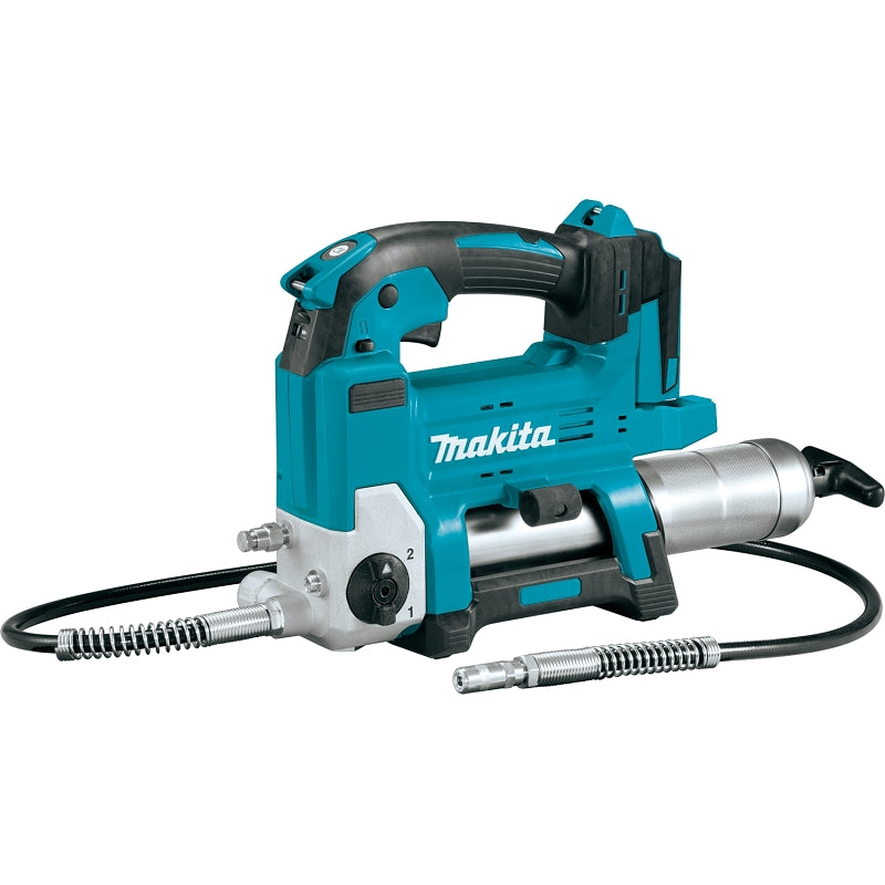 Makita LXT Series XPG01Z Cordless Grease Gun, Tool Only, 18 V, 10,000 psi Operating, 2-Speed