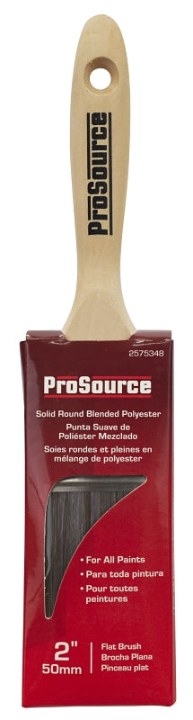 ProSource OR 11601 0200 Pain Wt Brush, 2 in W, Flat cut Brush, Polyester Bristle