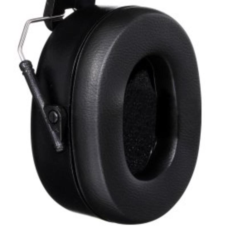 3M 25 dB Soft Foam Folding Earmuffs Black 1 pair