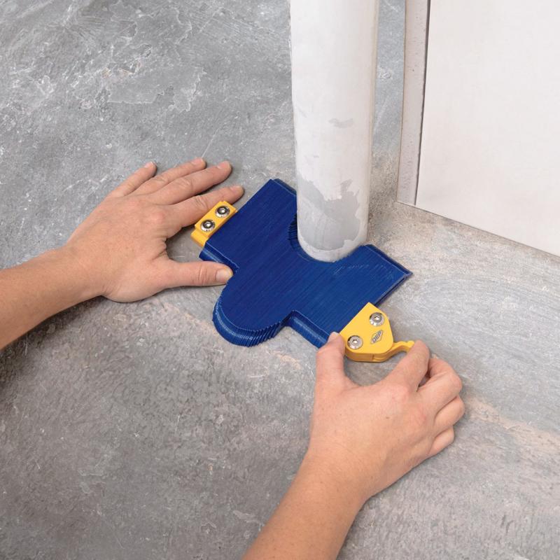 QEP 6 in. H X 4 in. W X 1/4 in. L Plastic Contour Gauge 1 pk