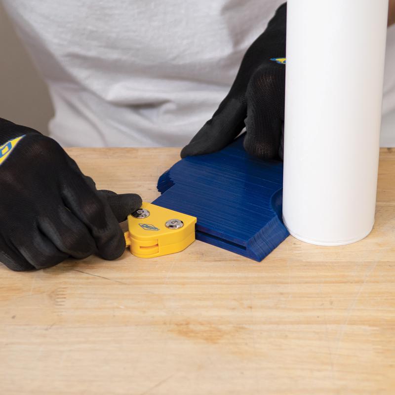 QEP 6 in. H X 4 in. W X 1/4 in. L Plastic Contour Gauge 1 pk