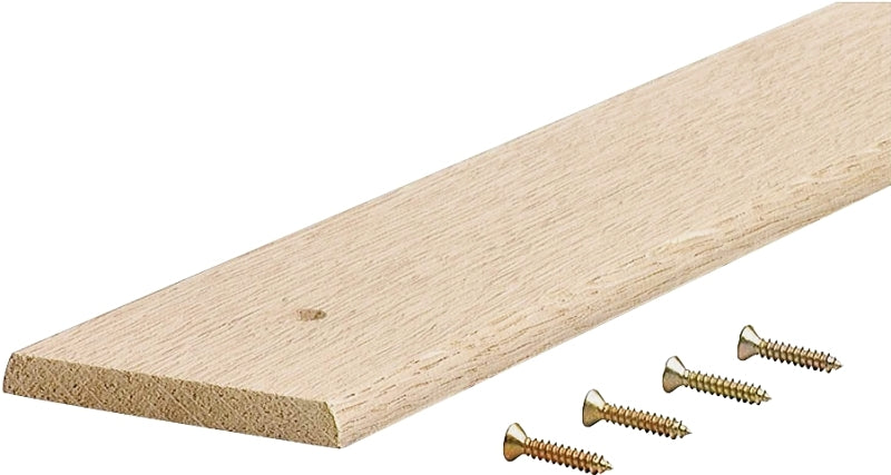 M-D 85613 Seam Binder, 36 in L, 3 in W, Smooth Surface, Hardwood, Pack of 6