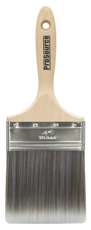 ProSource OR 11601 0400 Flat Pain Wt Brush, 4in W, Flat Cut, Polyester