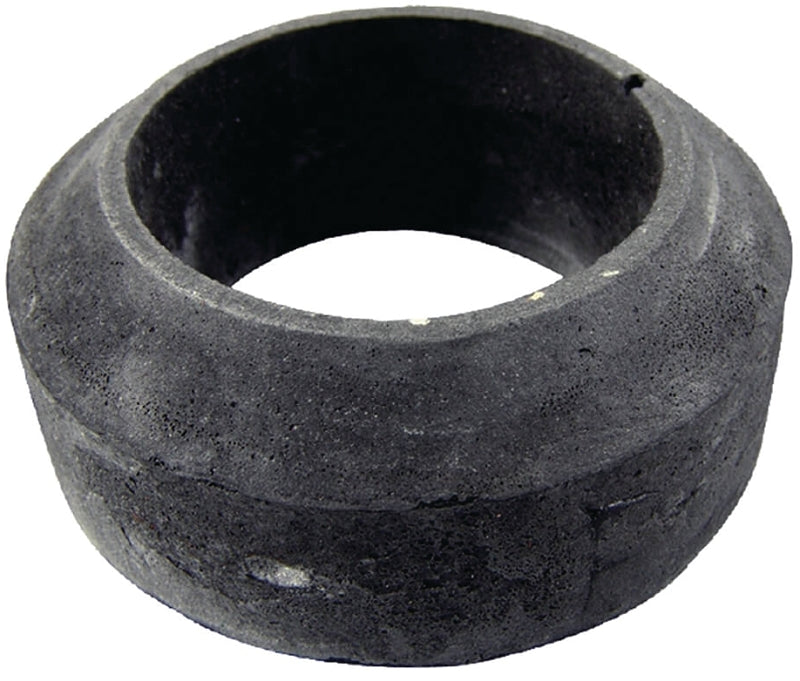 Danco 80864 Spud Gasket, 2-1/16 in ID x 3-1/8 in OD Dia, Rubber, Black, For: Gerber Toilets