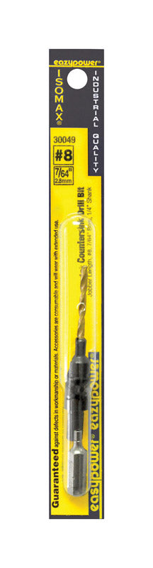 Eazypower Isomax 7/64 in. X 7/64 inch D X 2-1/8 in. L Titanium Countersink Countersink Bit 1 pc