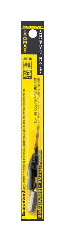 Eazypower Isomax 3/32 in. X 3/32 inch D X 2-1/18 in. L Titanium Countersink Countersink Bit 1 pc